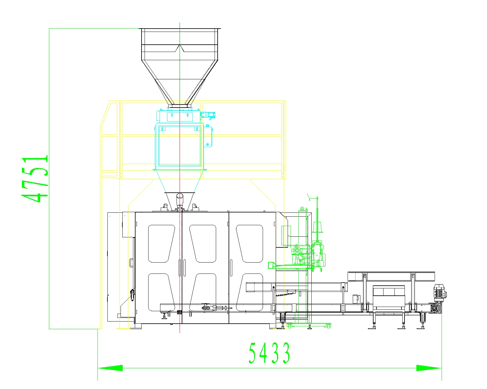 SD600 Vollautomatische Verpackungsmaschine